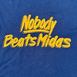 VTG New NOBody BEATS MiDAS shirt